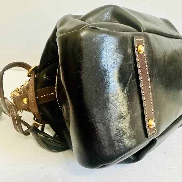 Y2K DOONEY & BOURKE LARGE LEATHER DOCTOR SATCHEL BAG VINTAGE - Picture 11 of 16